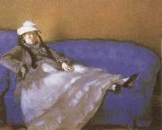 Madame Manet on a Divan